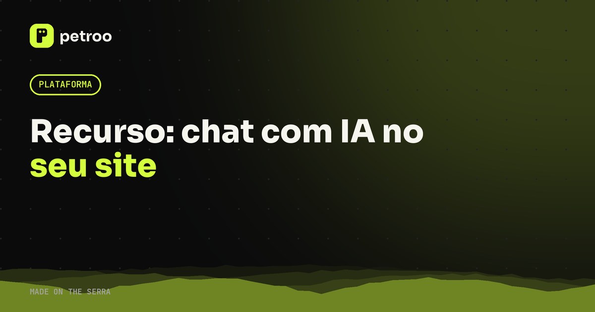 Recurso: chat com IA no seu site